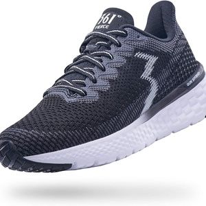 NWT 361 Degrees Running Sneaker Shoe, Black/Ebony, 8